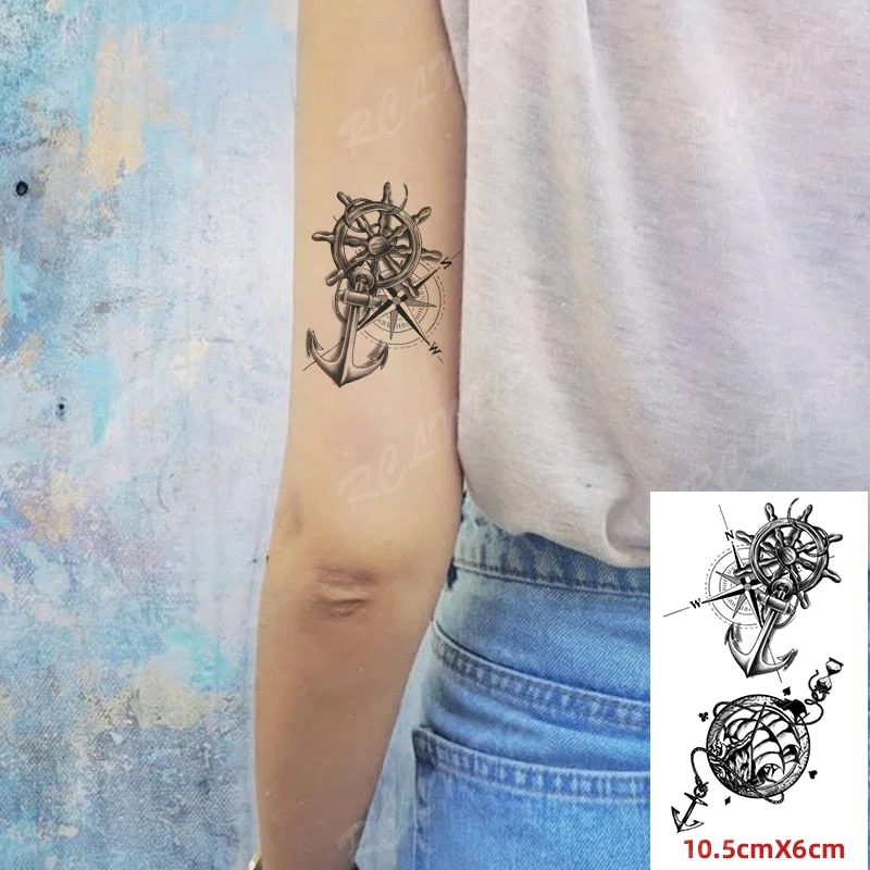 Waterproof Temporary Tattoo Sticker Small Cute Flower Plant Body Art Flash Tatoo Fake Tatto for Women Men