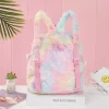 Kid Baby Girl Unicorn Bag 3D Zipper Toy Doll Backpack For Kidergarten