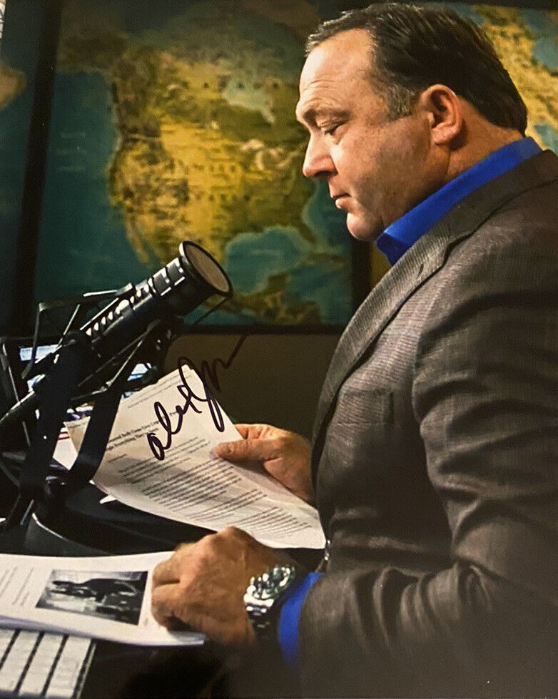 Alex Jones signed autographed 8x10 Photo Poster painting Infowars