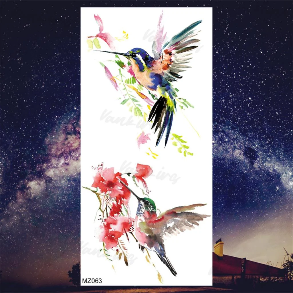 Sdrawing Flower Temporary Tattoos For Women Girls Realistic Lavender Butterfly Flower Fake Tattoo Sticker Forearm Body Tatoos 3D