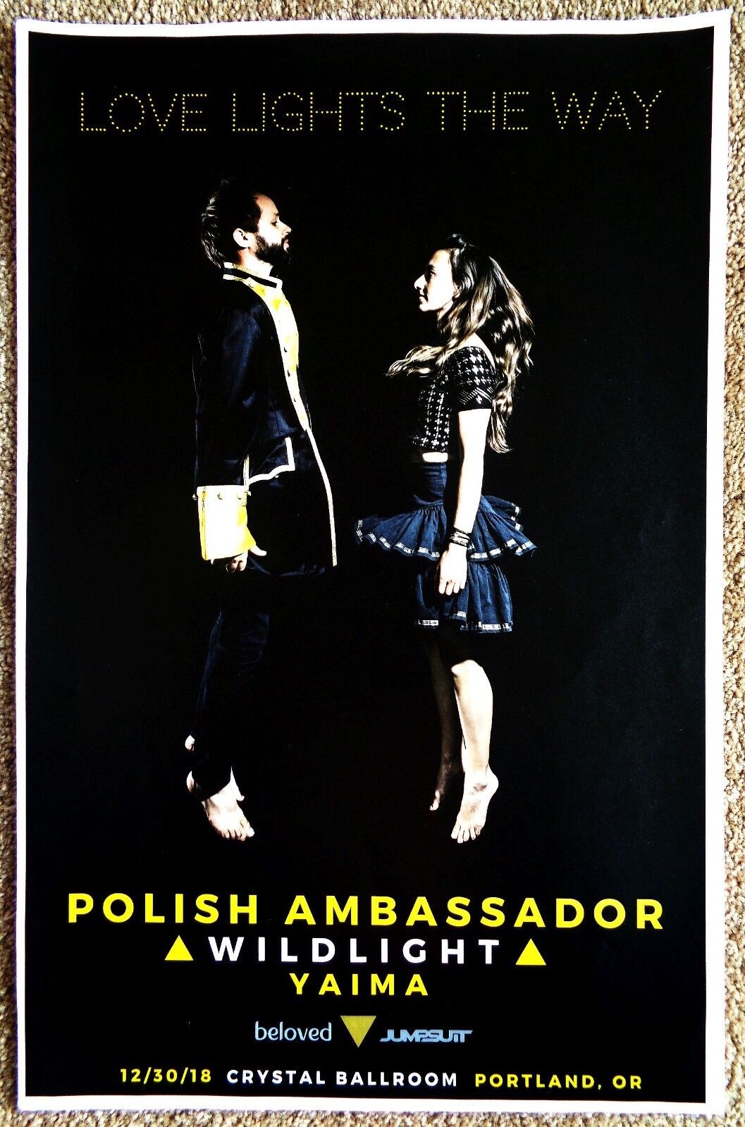 POLISH AMBASSADOR 2018 Gig POSTER Portland Oregon Concert David Sugalski