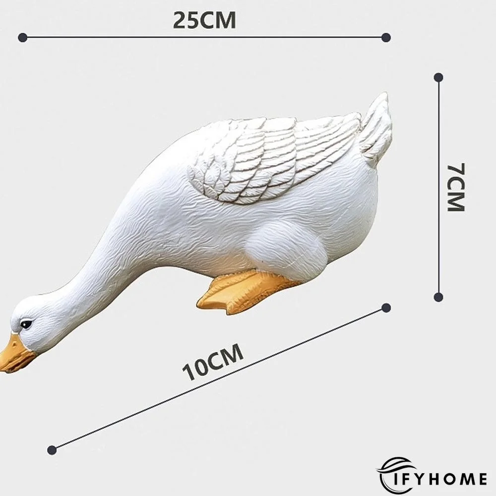Duck Figurine Waterproof Resin Garden Ornaments | IFYHOME
