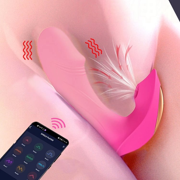 pornhint Pornhint APP Remote Vibrator Sucker Dildo G spot Stimulator Butterfly Sex Toys For Women Toy