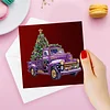 6pcs DIY Diamond Painting Grußkarte Set für Urlaub Segen Weihnachtsgeschenk