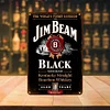 Jim Beam Black Whiskey - Metal Tin Signs(8*12Inch/12*16Inch) - Bar