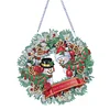 DIY Christmas Wreath Art Acylic Crystal Rhinestone Hanging Craft Kits