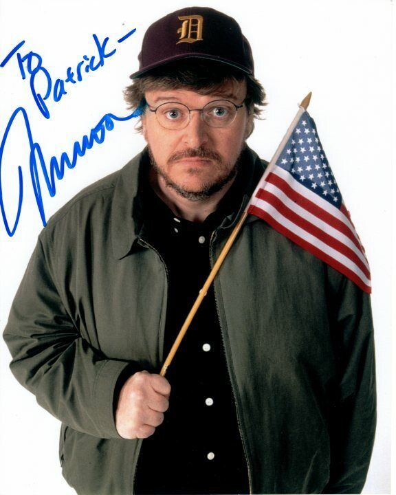 MICHAEL MOORE Autographed Signed Photo Poster paintinggraph - To Patrick