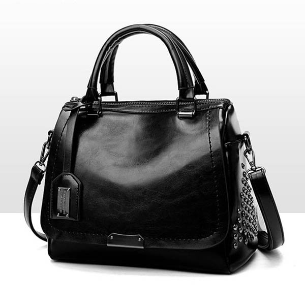 Ladies Soft Leather Fashion All-match Messenger Bag