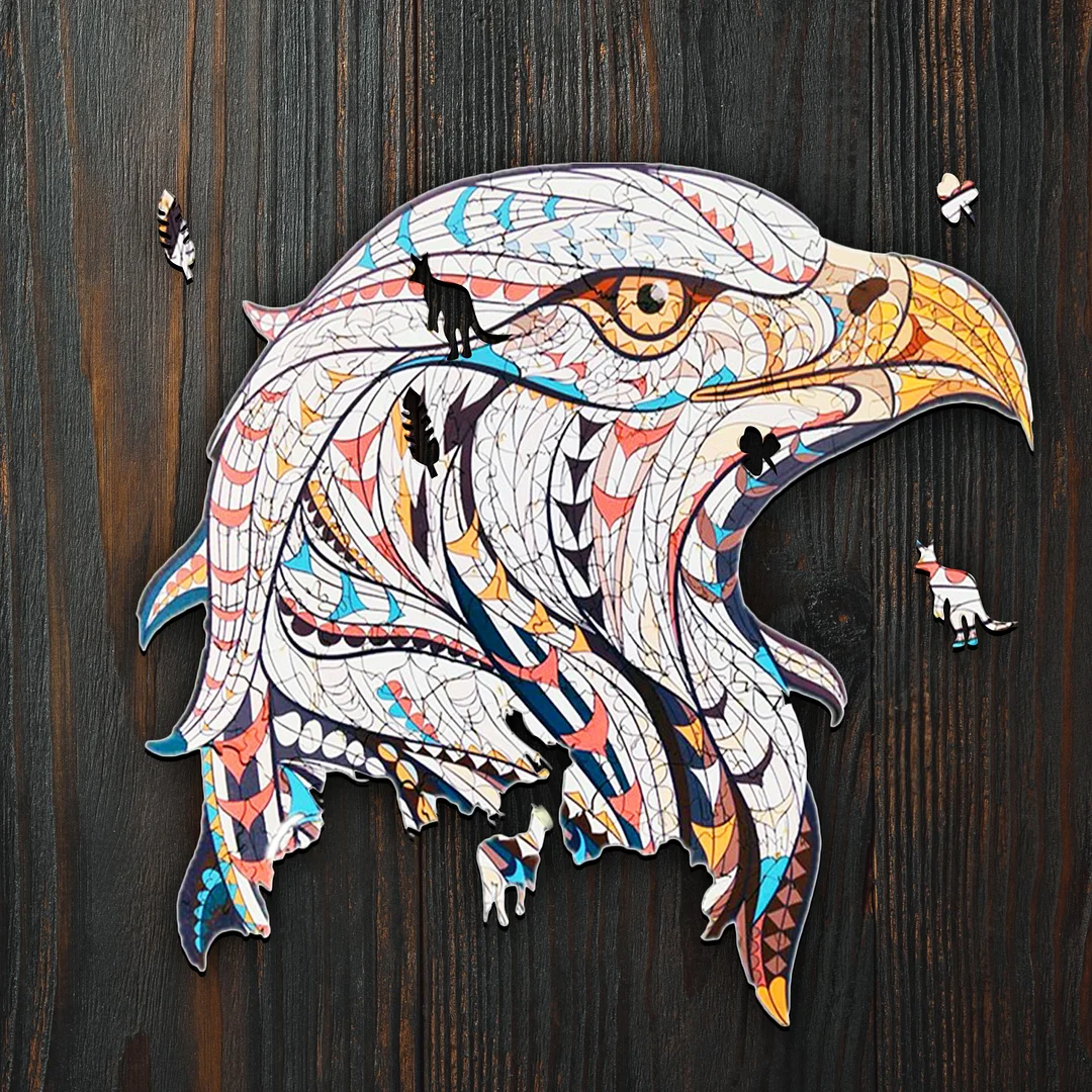 Jeffpuzzle™-JEFFPUZZLE™ Eagle Jigsaw Puzzle