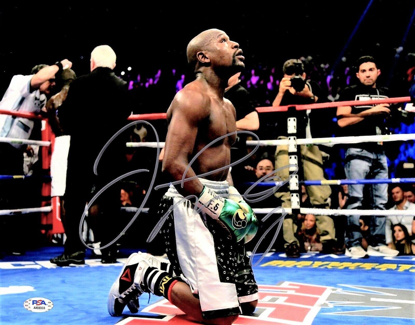 Floyd Mayweather Jr. Signed Autographed 11x14 inch Photo Poster painting + PSA/DNA Authenticity