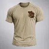 Men's Vintage Skull Print Casual Top by Inlyline
