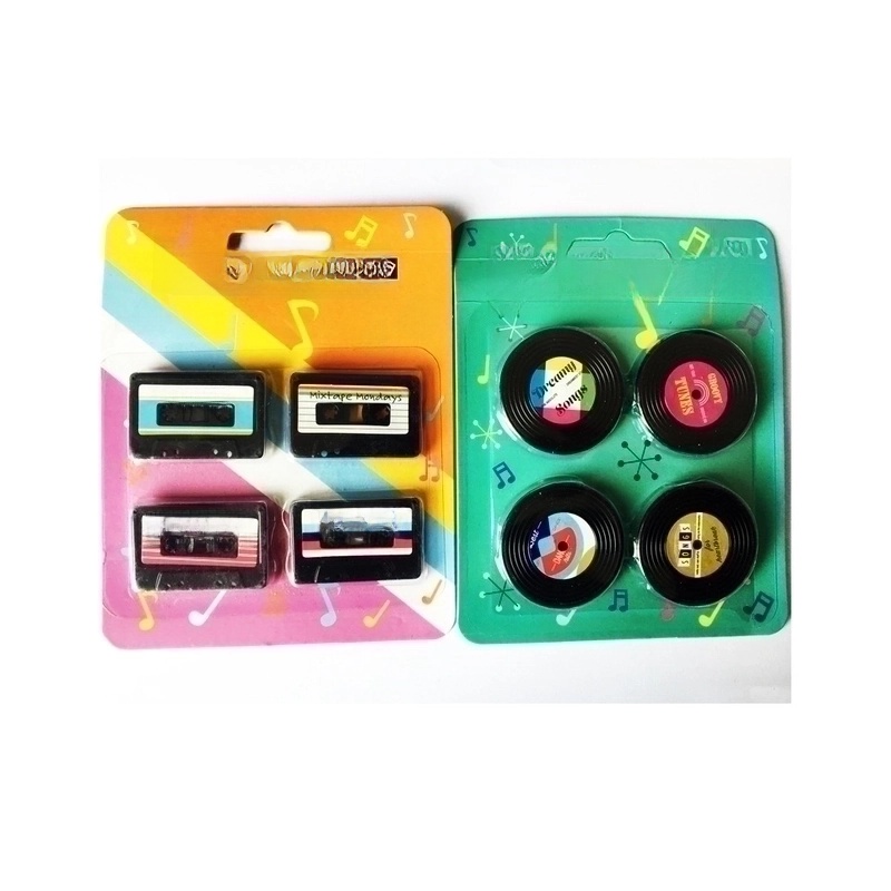 Retro Color Block Synthetic Resin Refrigerator Magnet