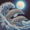 Dolphin-Special Shaped Diamond Painting