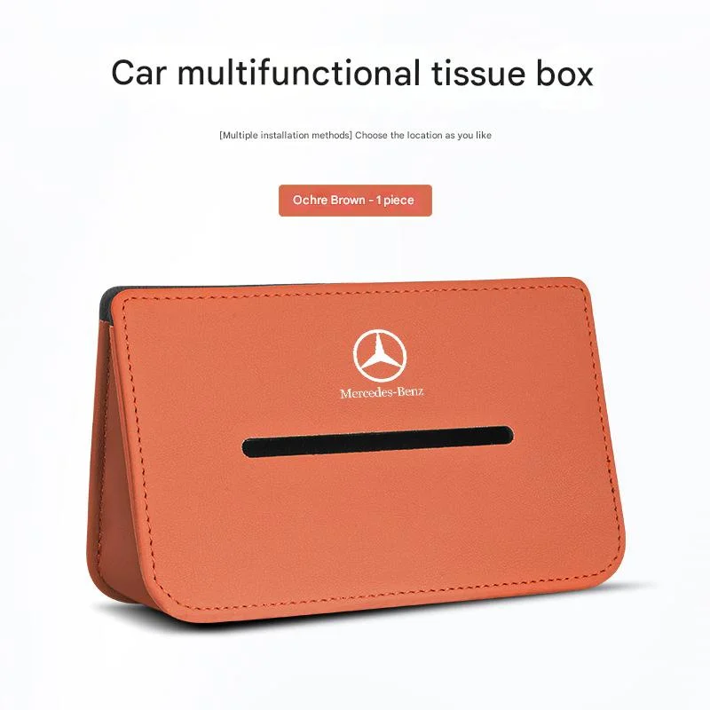 Car storage box storage pocket bag car door tissue box storage box