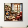 Diamond Painting-DIY Full Round Drill Winter Room