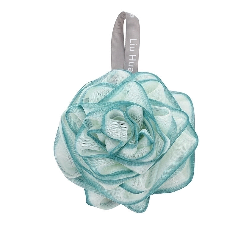 Casual Flower Pe Bath Ball/mesh Sponge