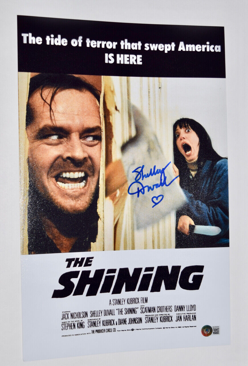 Shelley Duvall Signed Autograph The Shining 11x17 Movie Poster Photo Poster painting Beckett COA