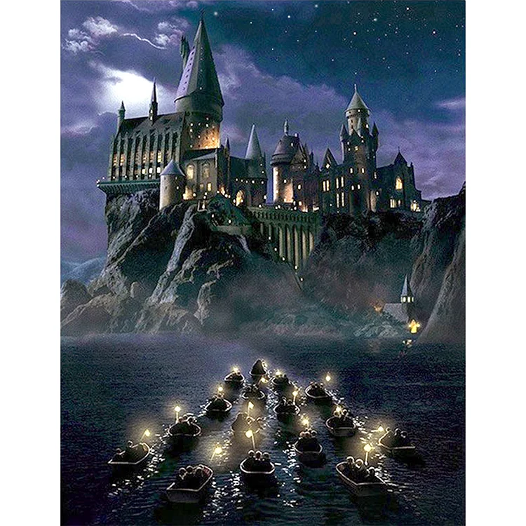 Harry Potter Academy At Night 11Ct Counted Cross Stitch 40*50Cm