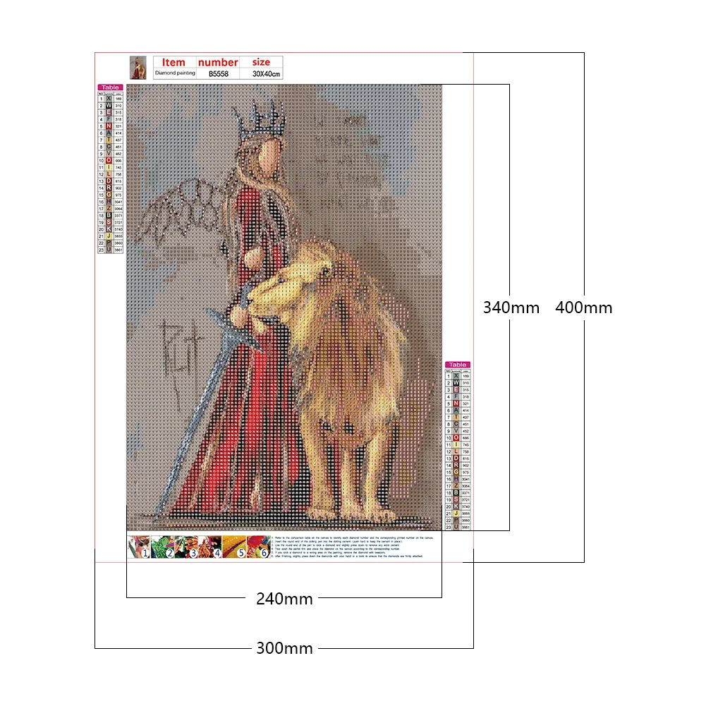 Full Round Diamond Painting 30*40cm - Faceless Angel