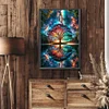 Diamond Painting-DIY Full Round Drill Colorful Abstract Tree(40*60CM)