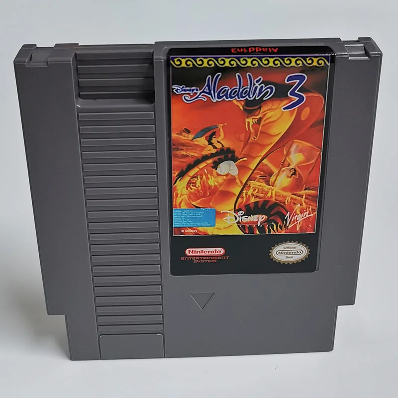 Aladdin 3 For Nintendo NES - 8 Bit Game Cartridge