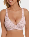 Seamless Deep V Push-Up Wireless Bra