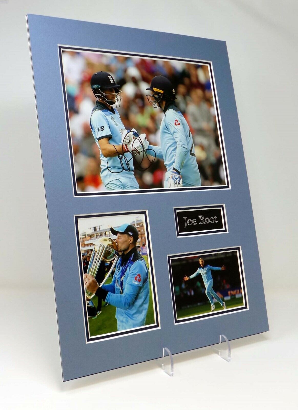 Joe ROOT Signed Mounted Photo Poster painting Display AFTAL Yorkshire Cricketer, England Captain