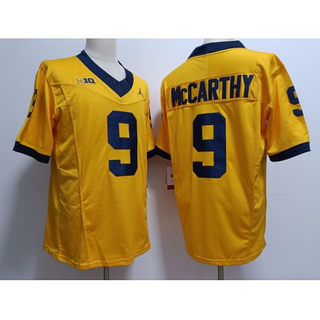 Men's Michigan Wolverines #9 J.J. McCarthy 2023 F.U.S.E. Navy Stitched Jersey AJ2C