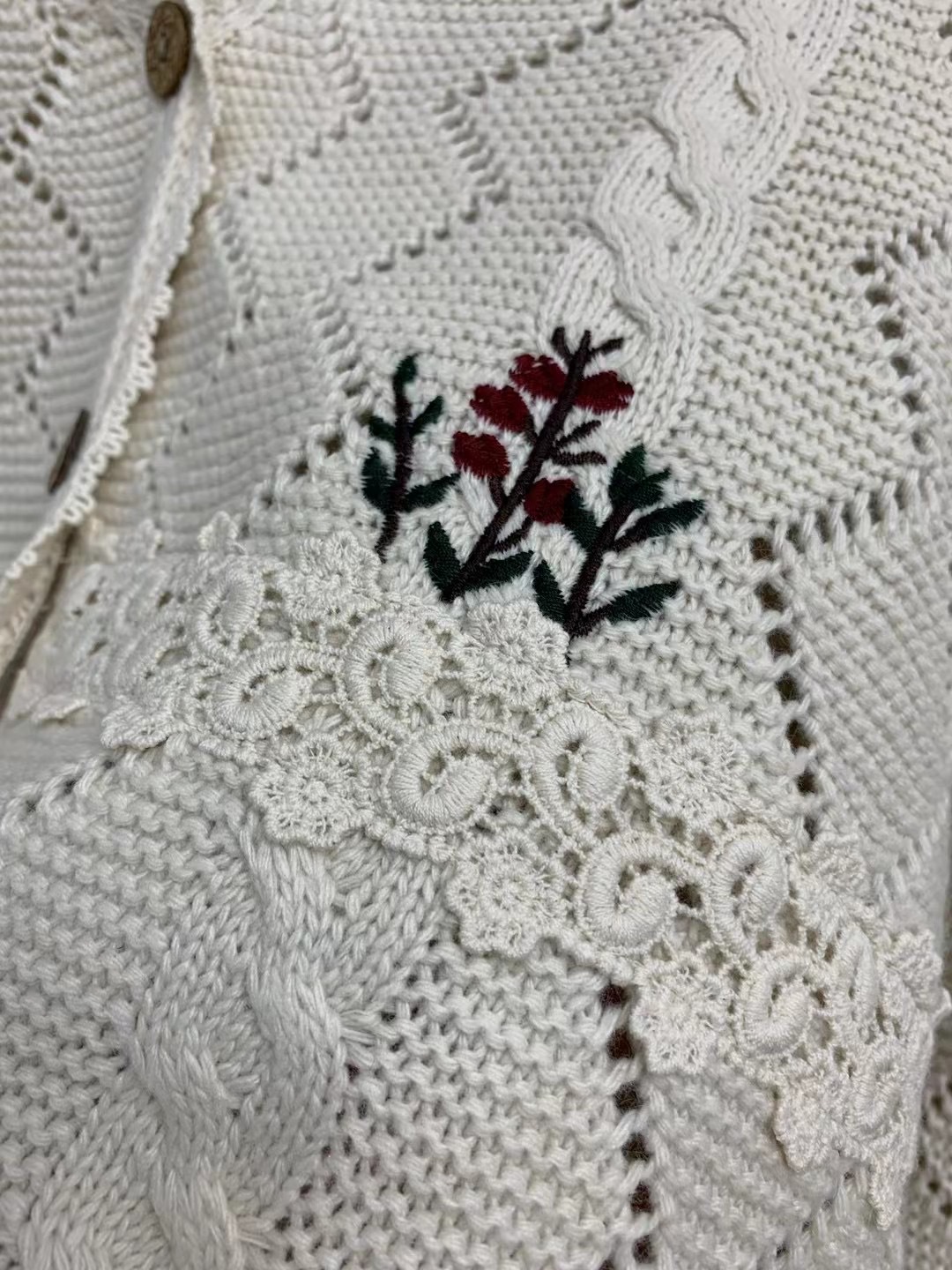 Chicfifth Sweater Women Winter Long Sleeve High Quality Autumn Vintage Top Knitted Cardigan