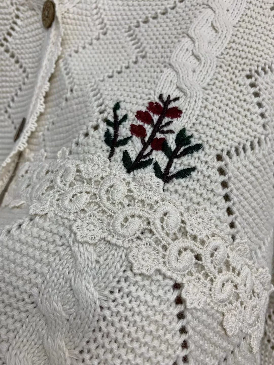 Chicfifth Sweater Women Winter Long Sleeve High Quality Autumn Vintage Top Knitted Cardigan