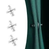 3/6/9 Paires Magn&eacute;tique Rideau Bouton Clip D&eacute;tachable Aimant Boucle