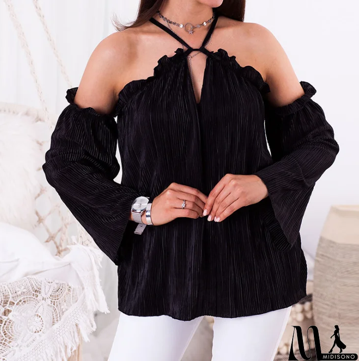 MidiSono - Fashion Sexy Long-Sleeved Top