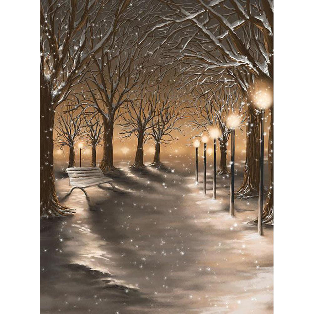 

Winter Path - Round Drill Diamond Painting - 30*40CM, 501 Original