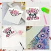 uk.everydayedeals 6Pcs DIY Diamond Painting Greeting Card - Flower Dog
