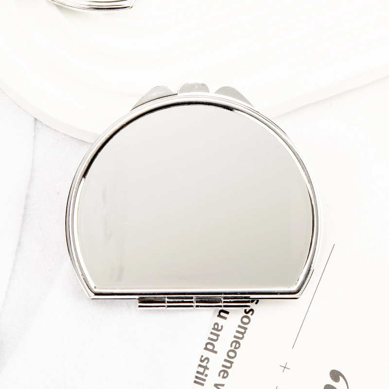 Minimalist Geometric Pu Leather Glass Iron Mirror 1 Piece