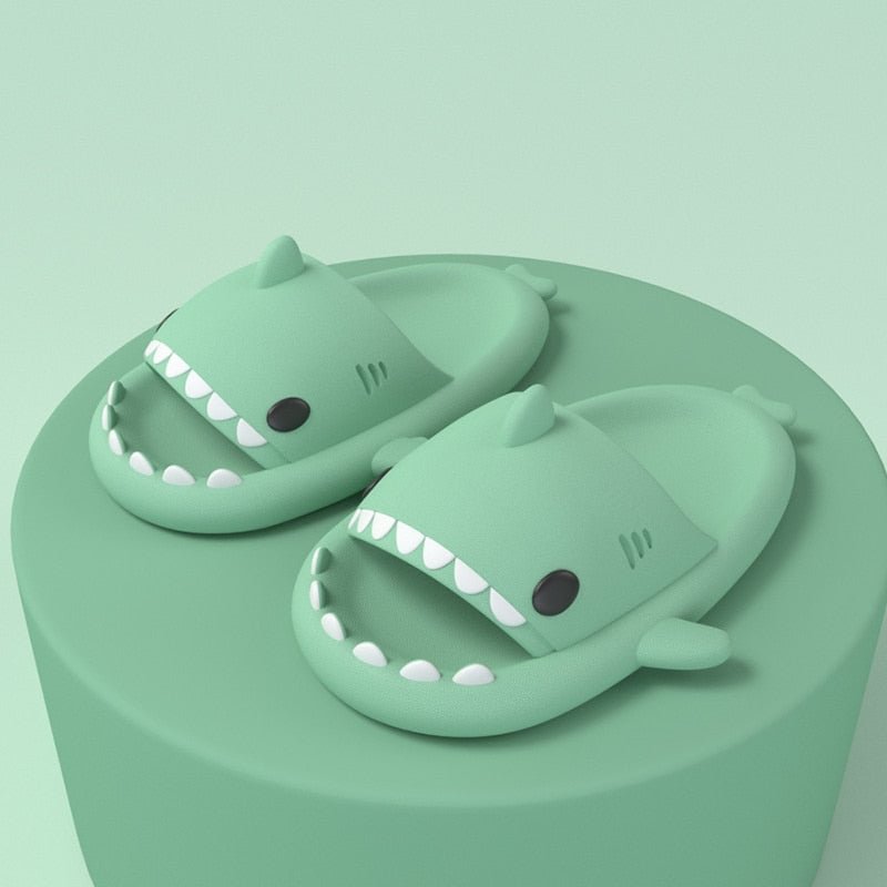 Man Women Shark Slippers Summer Adult Couple Slippers Indoor And Outdoor Funny Home Shoes Lovely Cartoon Cute Animal Slipper