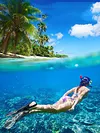 Snorkel Fins Swimming Flippers Adjustable Buckles for Snorkeling Diving Swimming