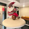 Christmas Decorations, Santa Claus Curtain Hooks, Small Hanging Ornaments for Shops and Malls