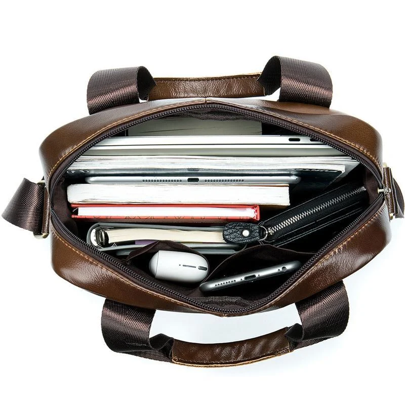 Classic Waterproof Business Handbag Shoulder Bag For Men