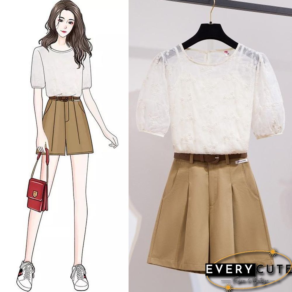 Casual Lace Three-Piece Set P10524
