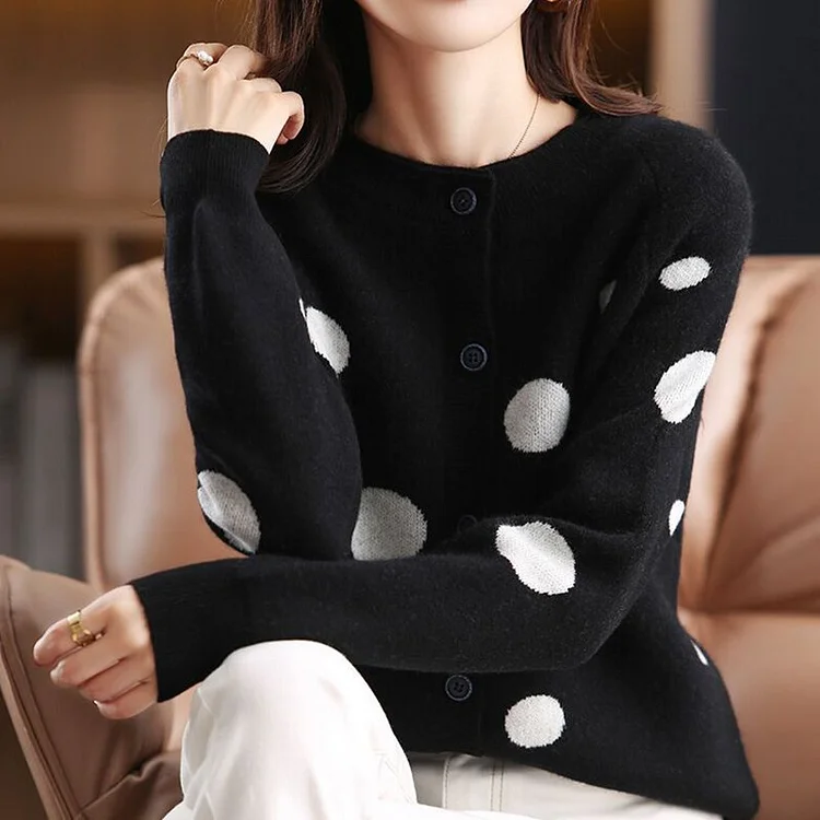 Shift Long Sleeve Knitted Sweater QueenFunky