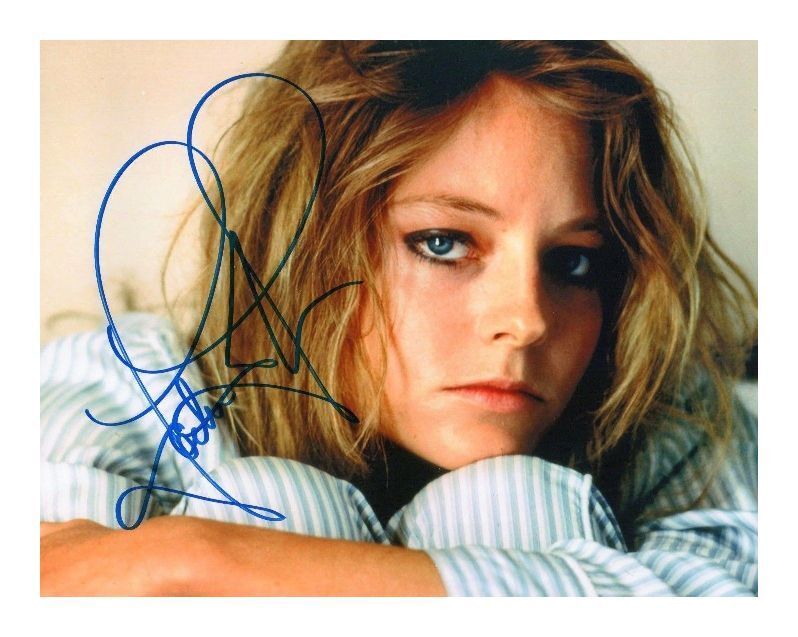 JODIE FOSTER AUTOGRAPHED SIGNED A4 PP POSTER Photo Poster painting PRINT 4