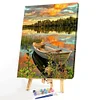 Painting By Numbers - DIYBoat Grove(40*50cm)