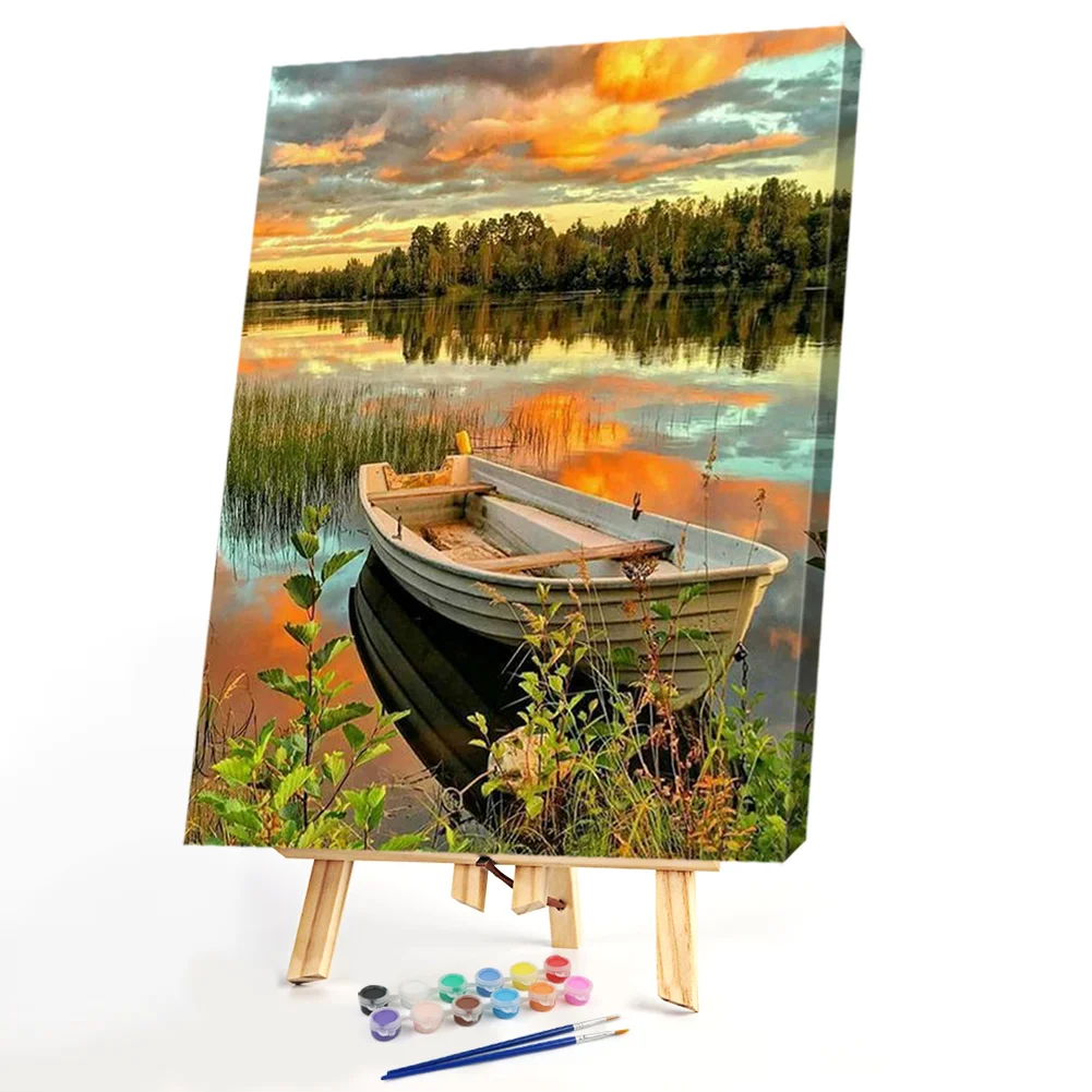 Boat Grove - Paint By Numbers(40*50CM)