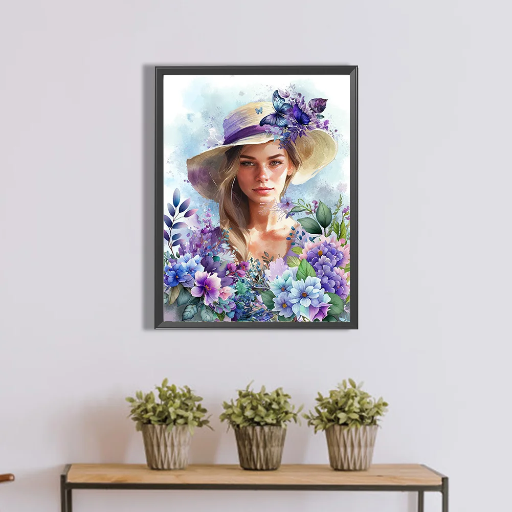 Diamond Painting - Full Round Drill - Lavender Beauty(30*40cm)