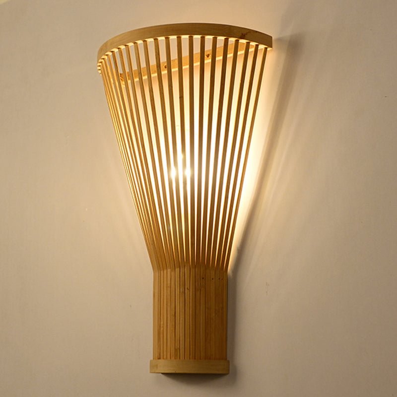 bamboo wall light shade