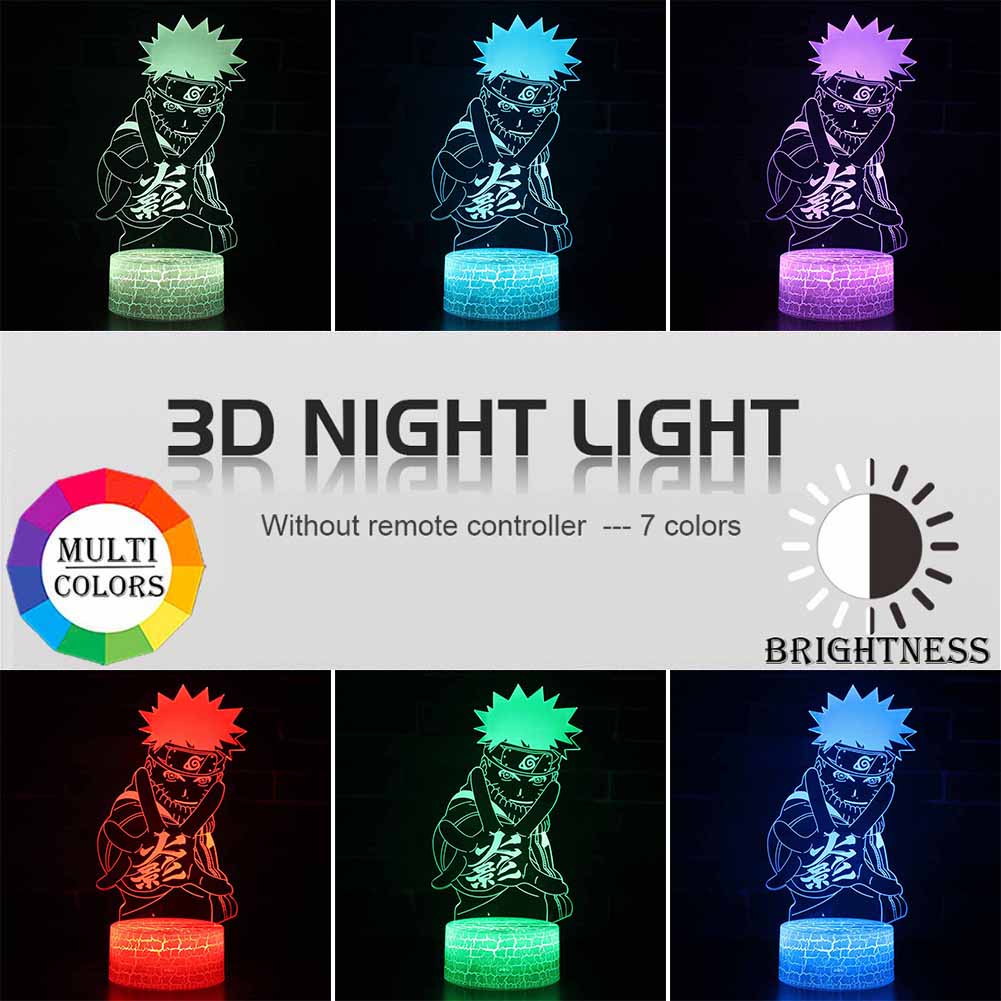

Acrylic Animation Figure Color Changing-3D Night Light, 501 Original