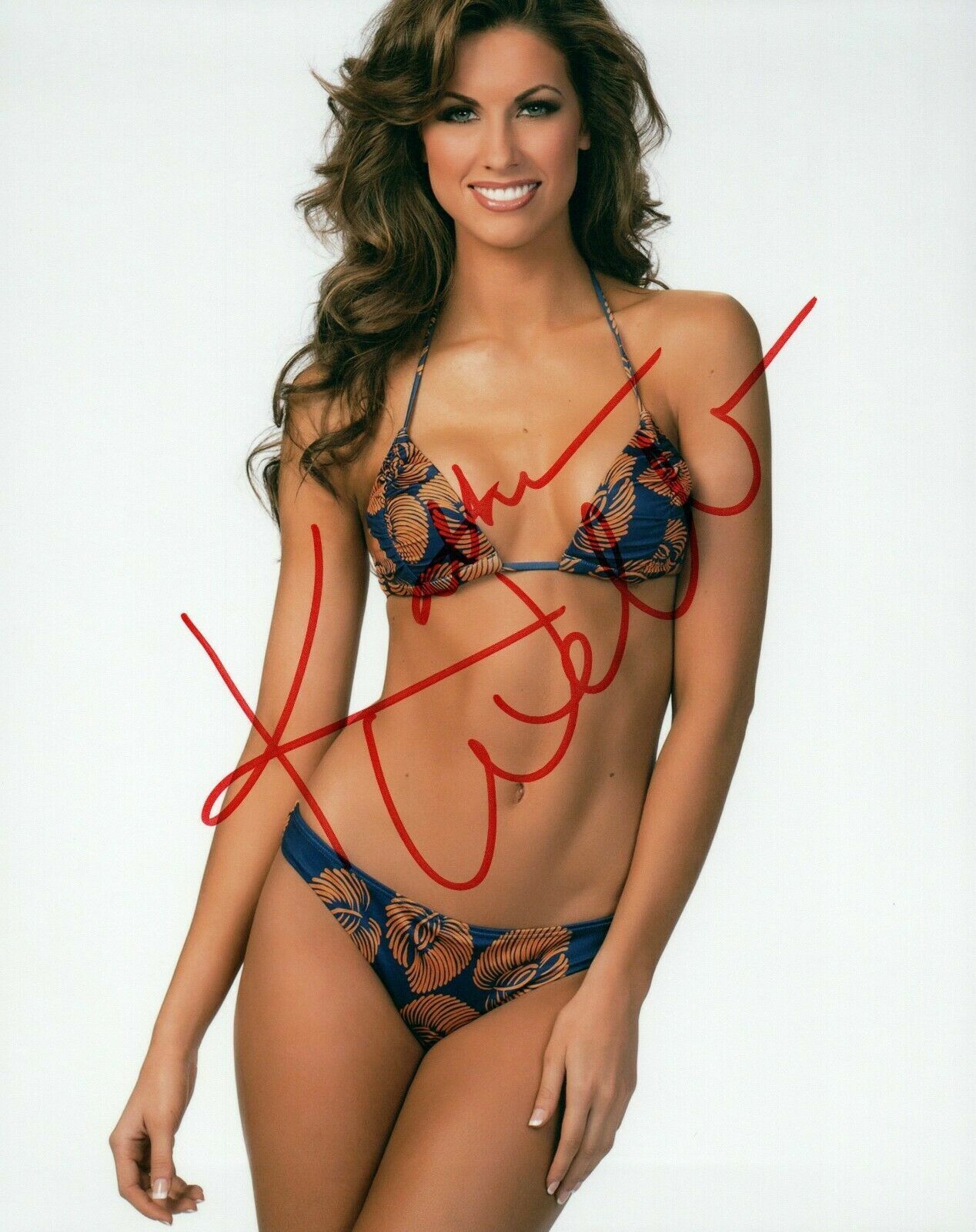 KATHERINE WEBB MODEL * MS. ALABAMA * SUPER HOT * 8 X 10 HAND SIGNED W/COA