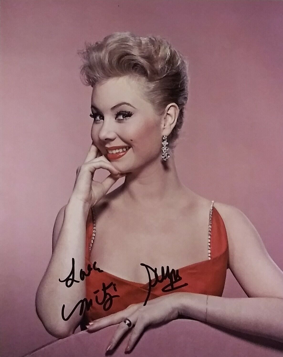 Mitzi Gaynor signed 8 x 10