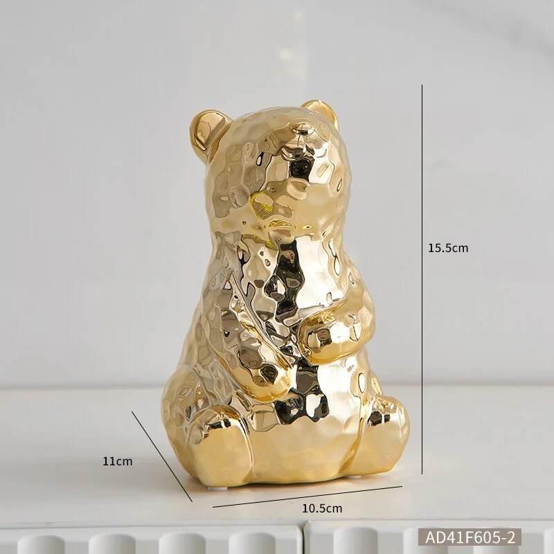 Ceramic Sculpture Home Decoration Accessories Modern Animal Model Statues for Decoration Living Room Table Decoration Gifts